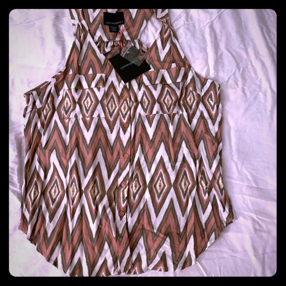 Cynthia Rowley sleeveless top